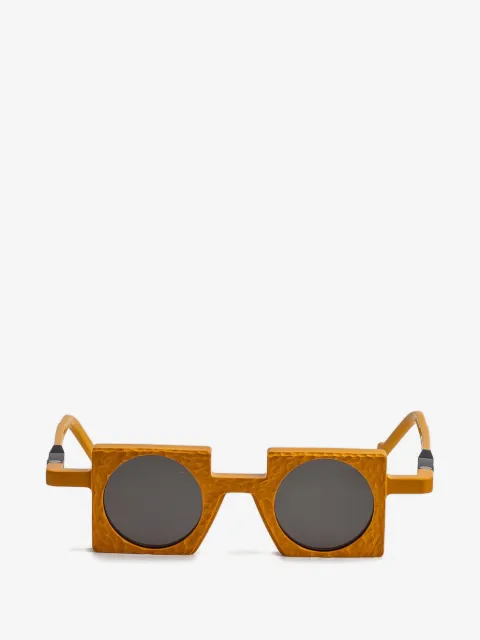VAVA Eyewear geometric-frame hammered-effect sunglasses