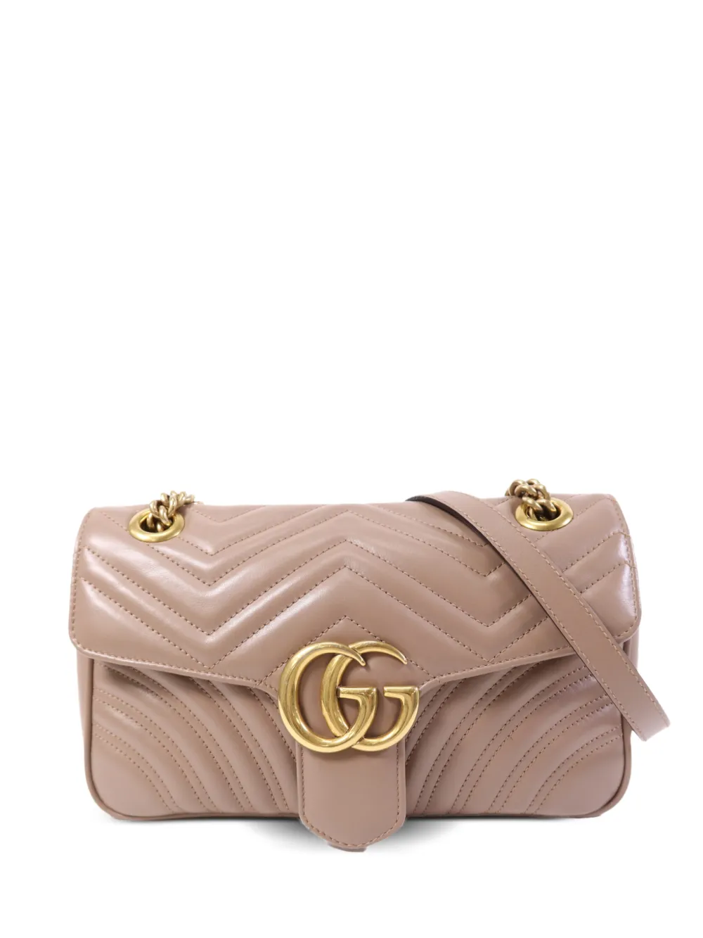 Gucci Pre-Owned small GG Marmont shoulder bag - Neutrals