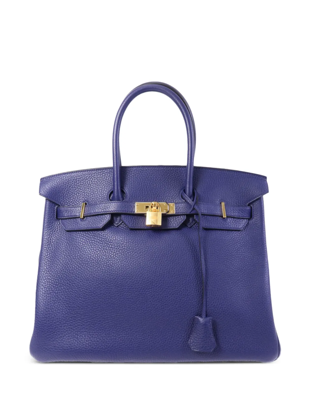 Hermès Pre-Owned 2018 35 Birkin tote-bag - Blue