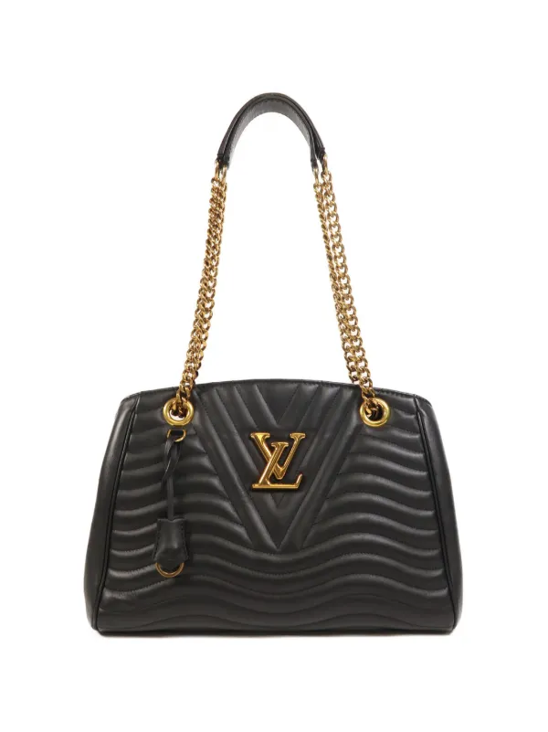 Louis Vuitton Pre-owned New Wave Shoulder Bag in Black