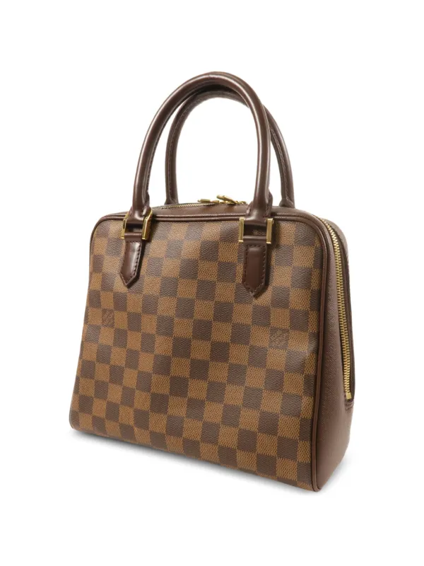 ルイヴィトン　ダミエ　ハンドバッグ　ブレラ　エベヌ ブラウン Louis Vuitton Pre-Owned ブレラ ダミエ エベヌ ハンドバッグ