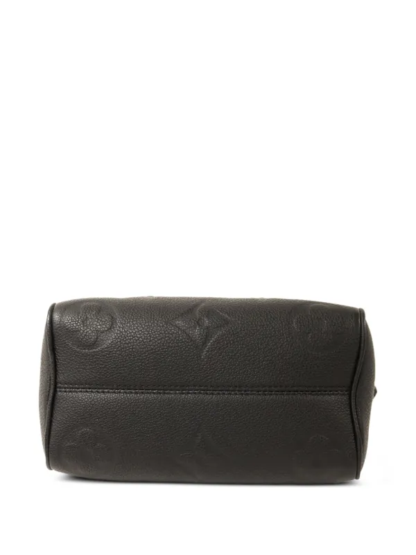 Louis Vuitton ブラック ハンドバッグ Louis Vuitton Pre-Owned 20 Monogram Empreinte Speedy Bandouliere