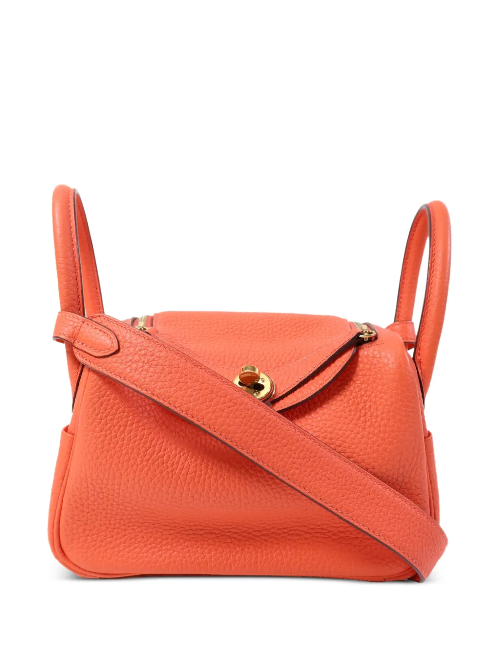 Hermès Pre-Owned mini Lindy tote bag - Arancione