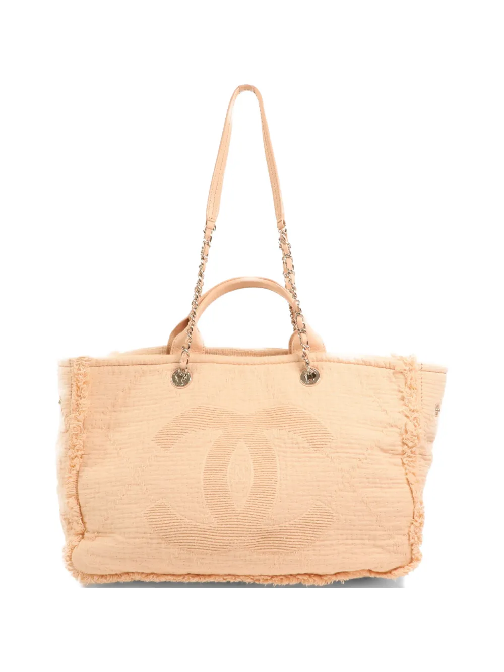 CHANEL Pre-Owned Deauville CC tote bag - Toni neutri