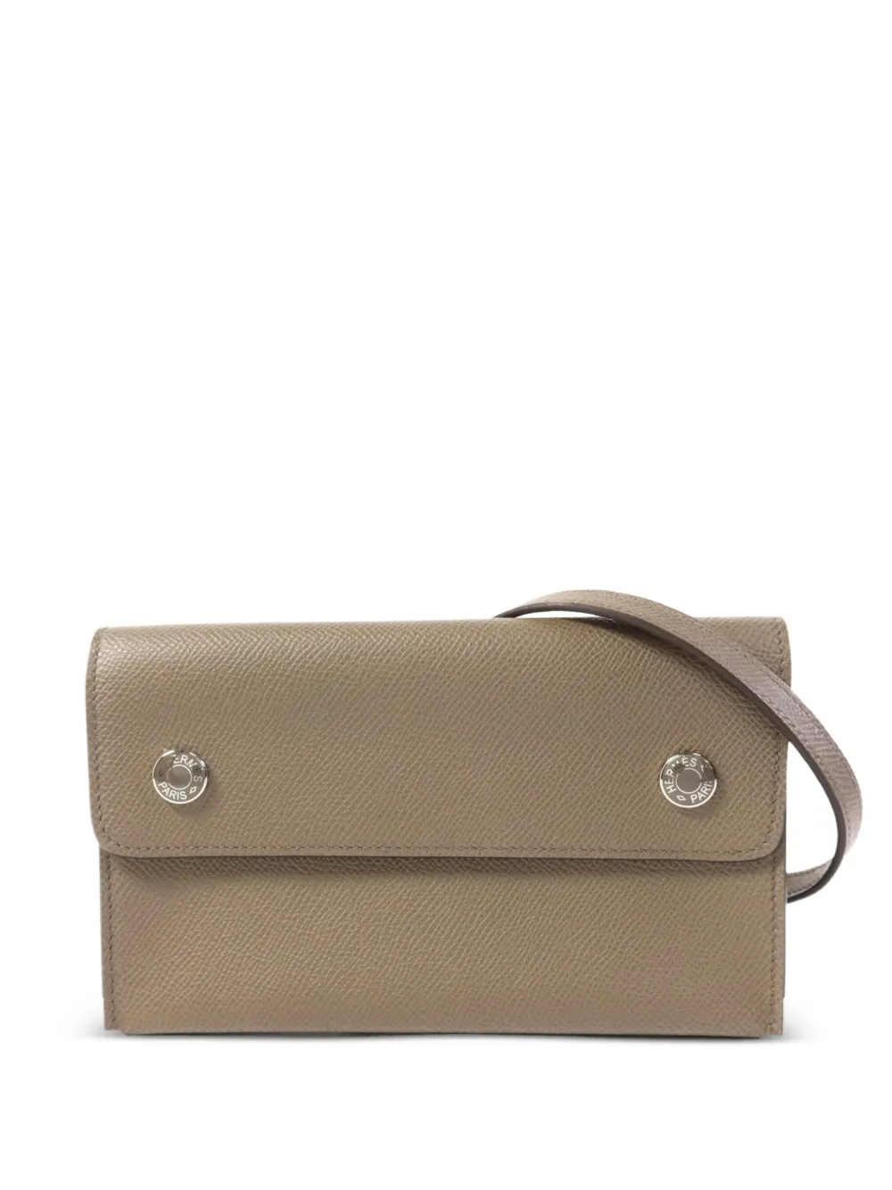 Hermès Pre-Owned Epsom leather crossbody bag - Grigio