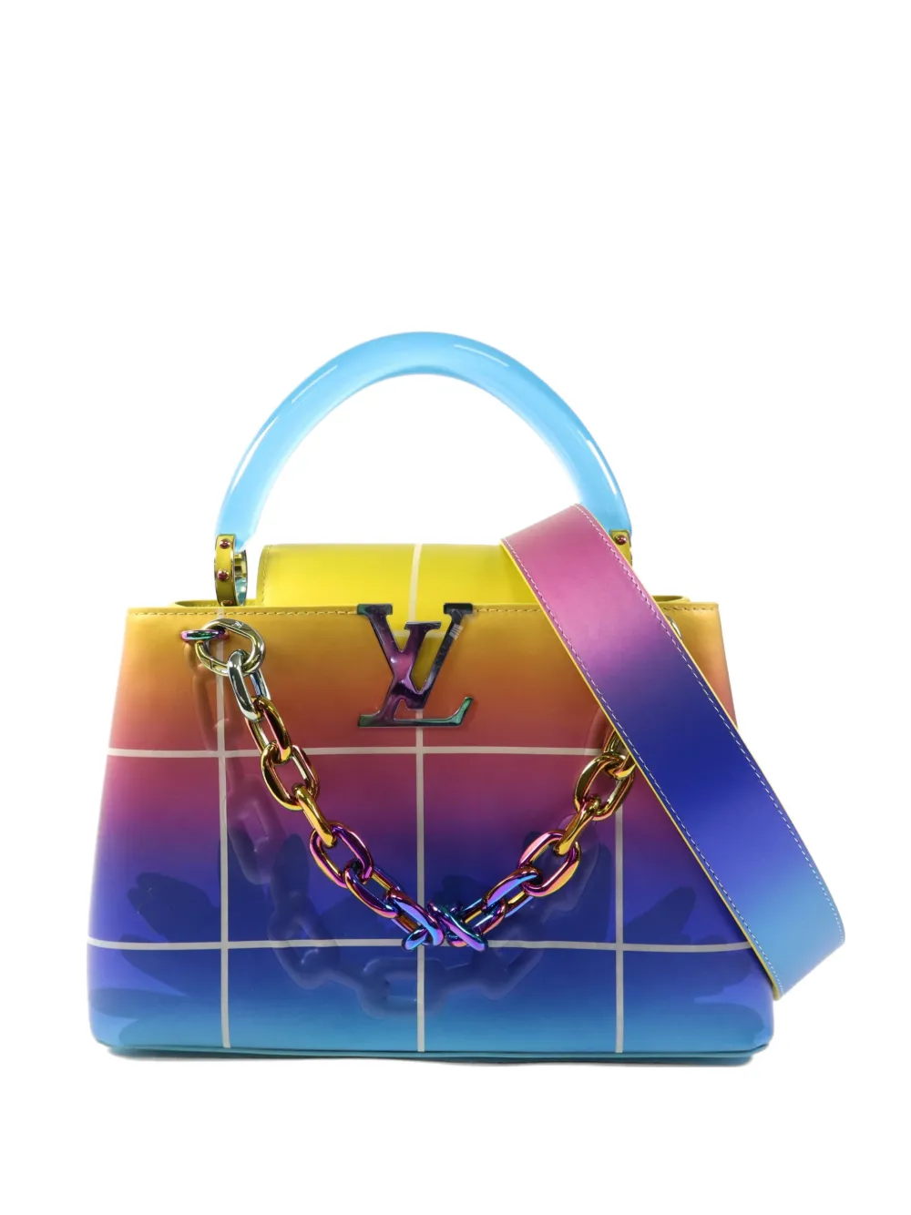 Louis Vuitton Pre-Owned MM Capucines shoulder bag - Giallo