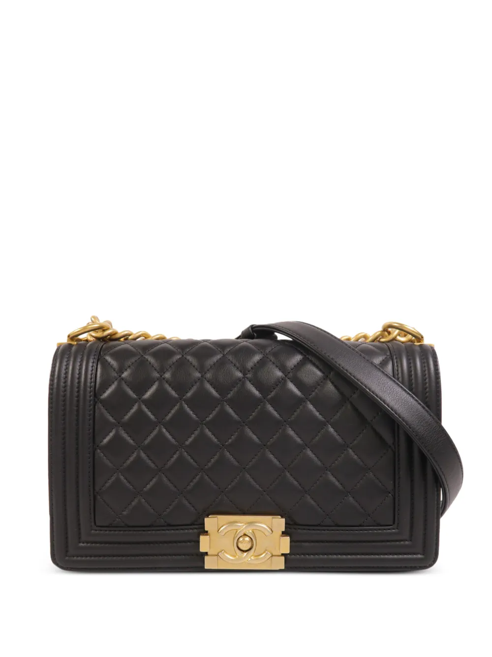 CHANEL Pre-Owned Boy Chanel quilted shoulder bag - Nero