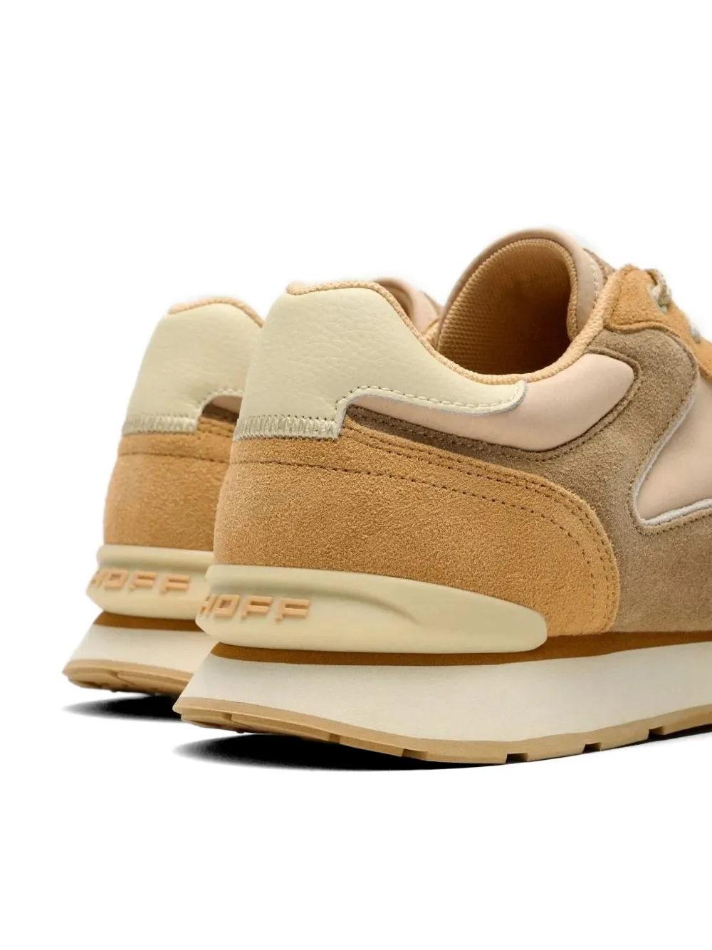 Hoff City suède sneakers met vlakken Beige