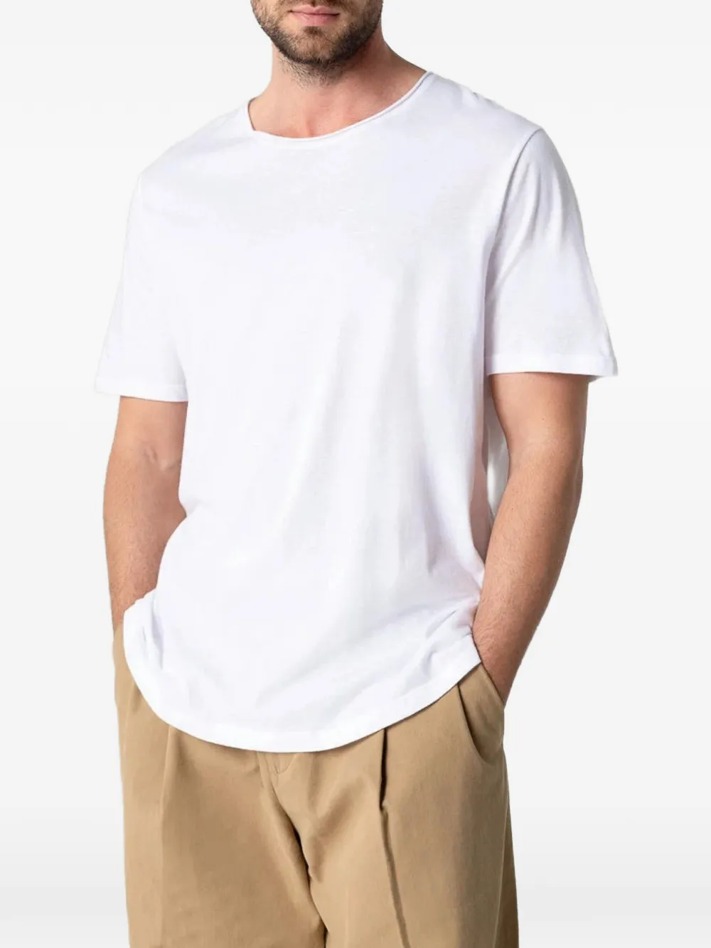 Majestic Filatures Gerafeld T-shirt Wit