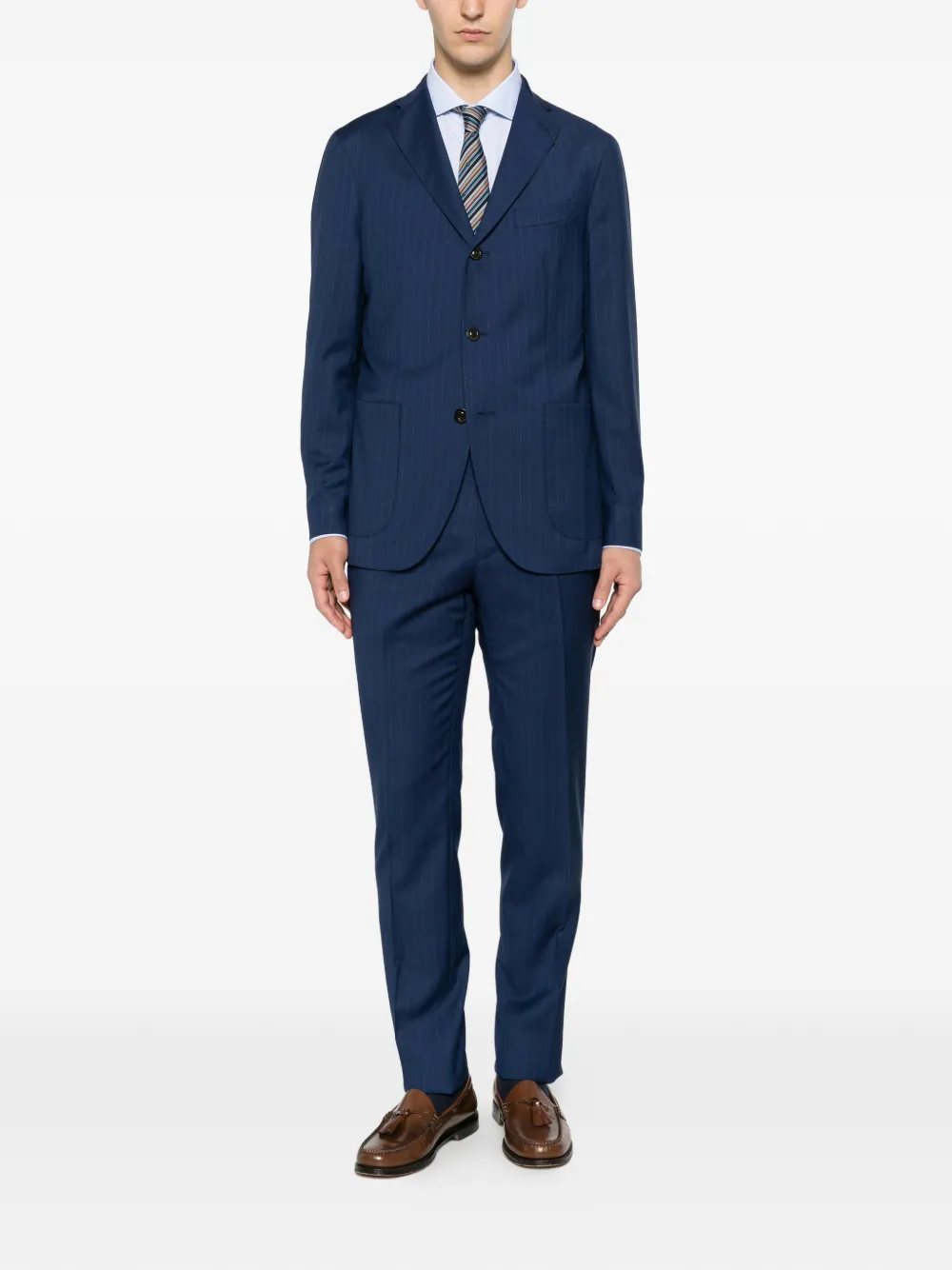  Truzzi Camicia Con Colletto Ampio - Blu 