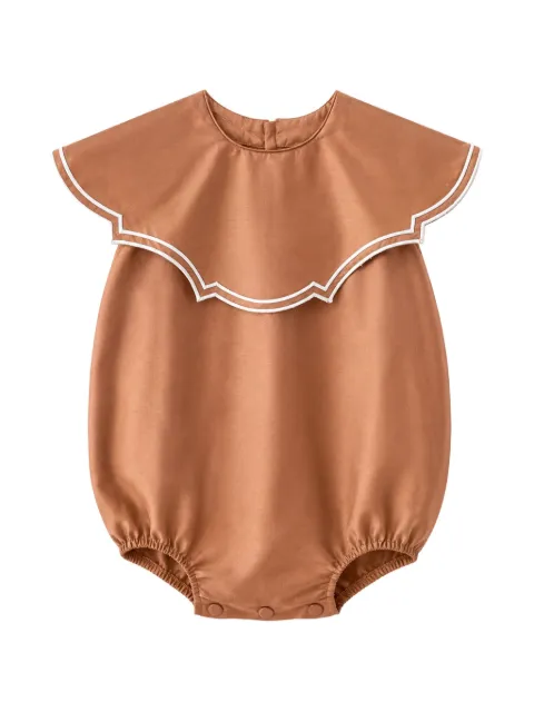JESURUM BABY scalloped-trim romper