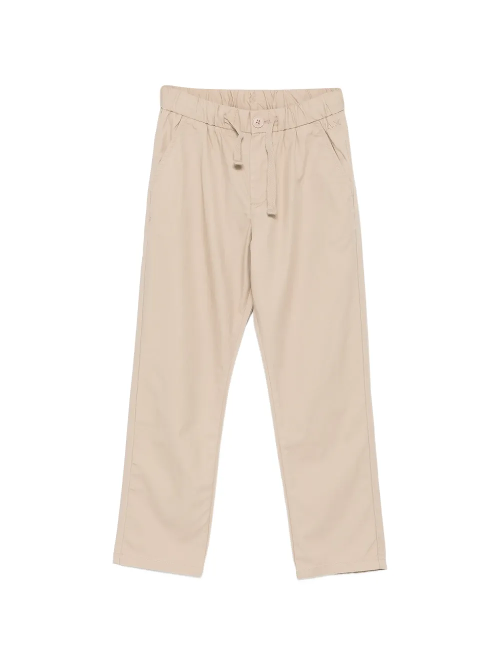 SUN68 KIDS drawstring elasticated-waist trousers - Toni neutri