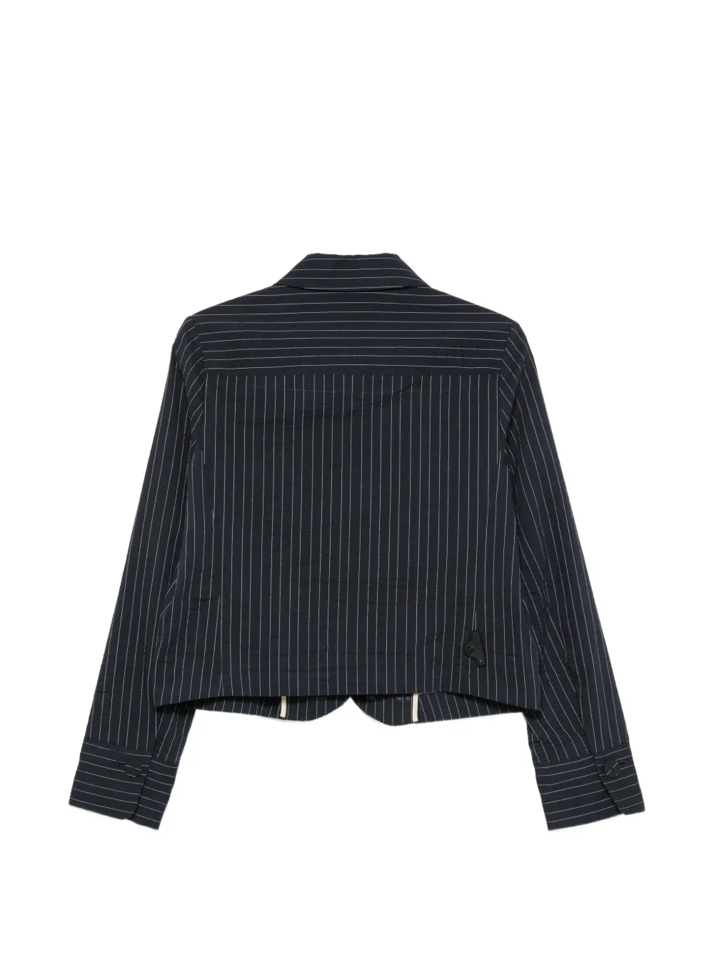  Odeeh Pinstripe-pattern Crystal-embellished Jacket - Bleu 
