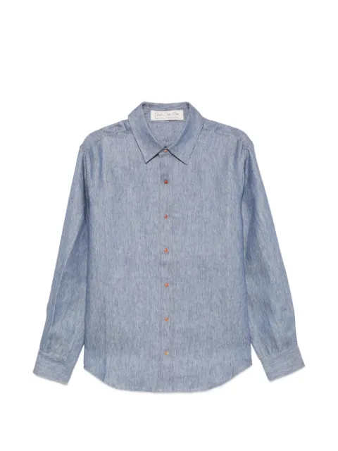 GOD'S TRUE CASHMERE Camisa jeans de linho