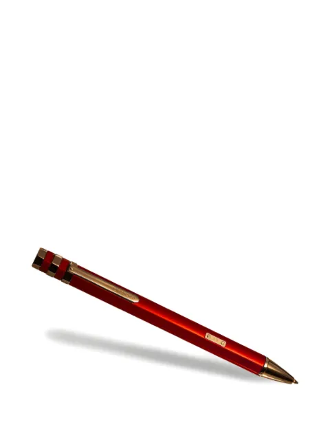 D1 Milano logo-plaque stainless-steel pen
