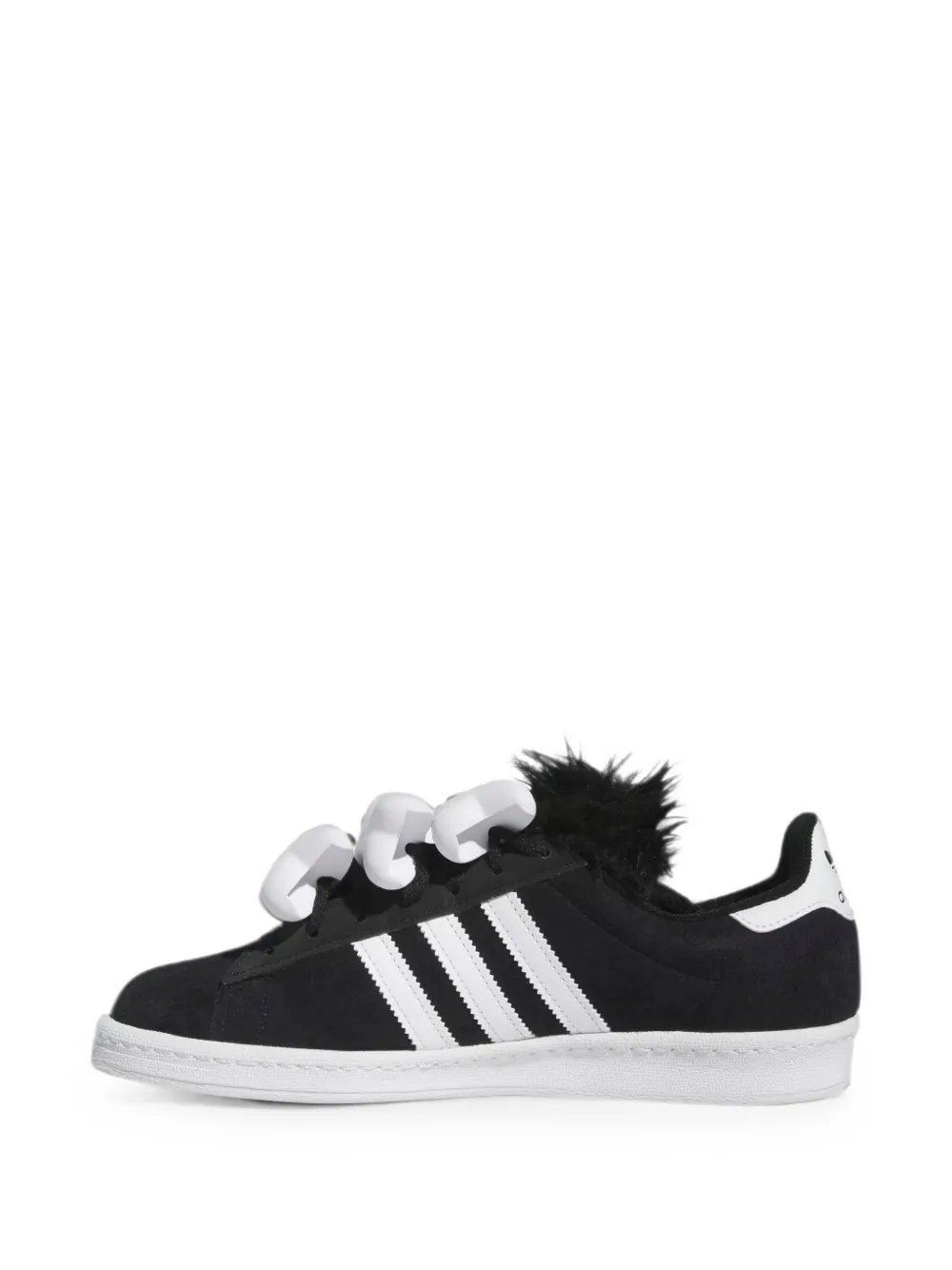 adidas x Jeremy Scott Bones Campus 80s bone-appliqué sneakers Zwart