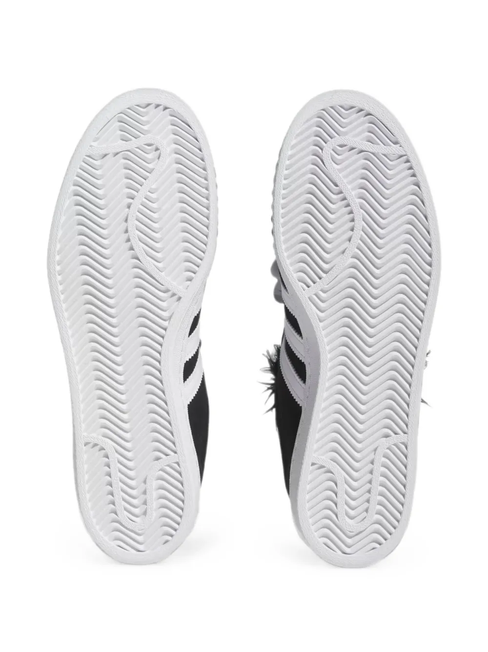 adidas x Jeremy Scott Bones Campus 80s bone-appliqué sneakers Zwart