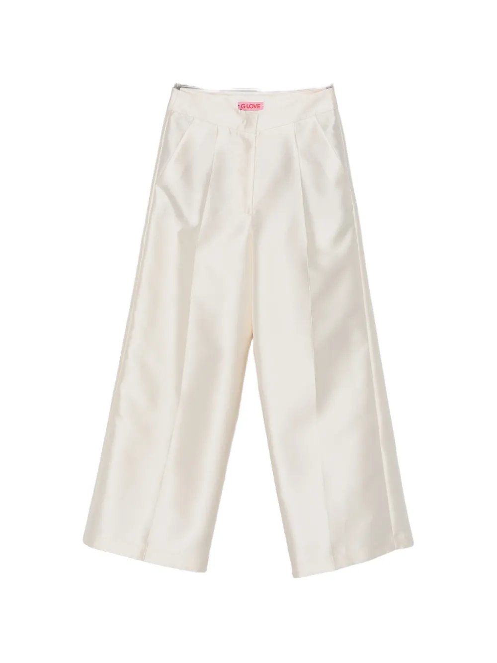 CARLA G. pressed-crease palazzo pants - Toni neutri