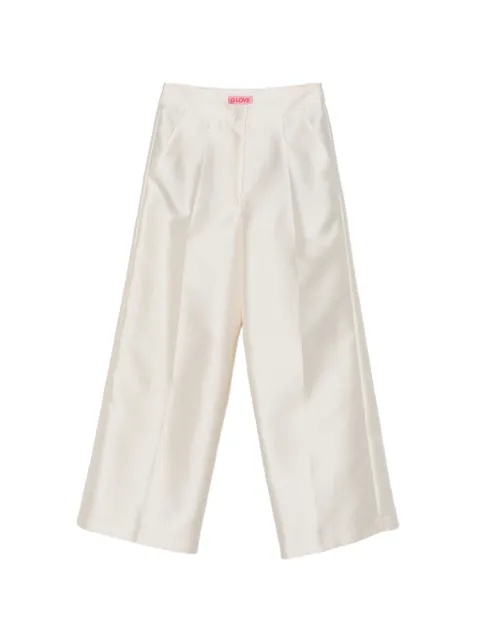 CARLA G. pressed-crease palazzo pants