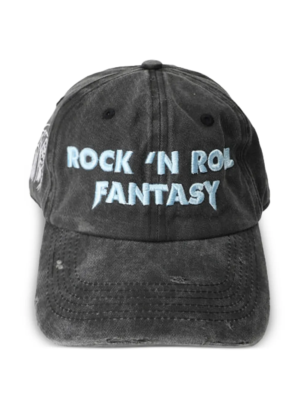 Alchemist Rock 'N' Roll Fantasy distressed baseball cap - Nero