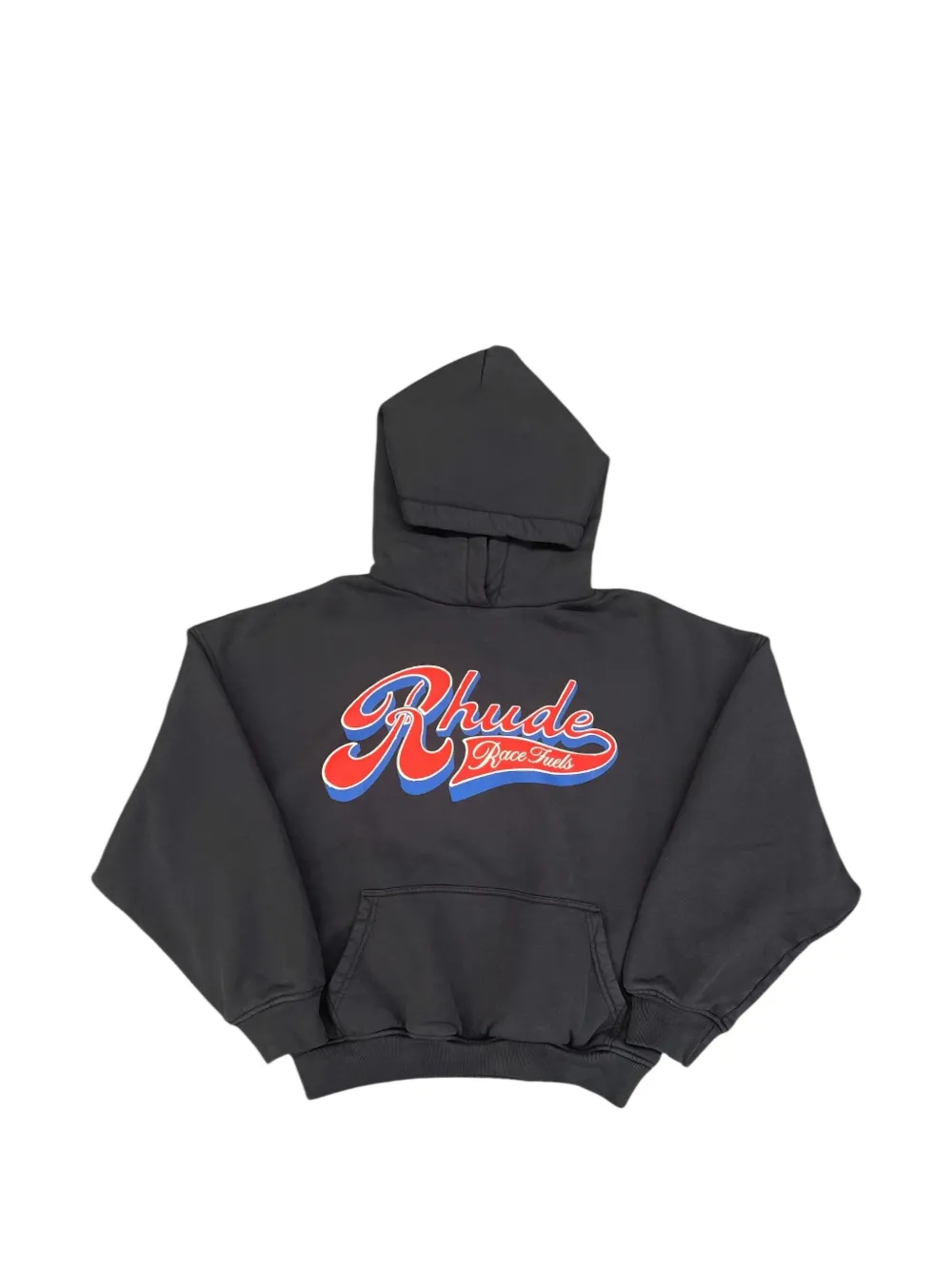 RHUDE Pit Stop hoodie met logoprint Zwart
