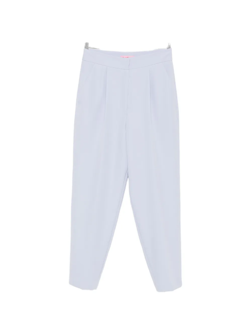 CARLA G. pleated-detail tapered-leg trousers - Blu