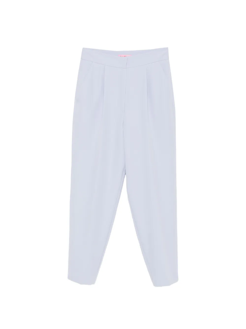 CARLA G. pleated-detail tapered-leg trousers - Blu