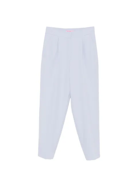 CARLA G. pleated-detail tapered-leg trousers