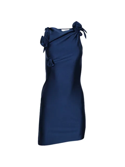 Coperni flower-embellished mini dress
