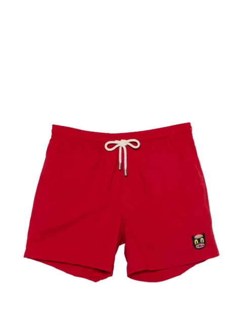 Arrels Barcelona embroidered-patch drawstring swim shorts
