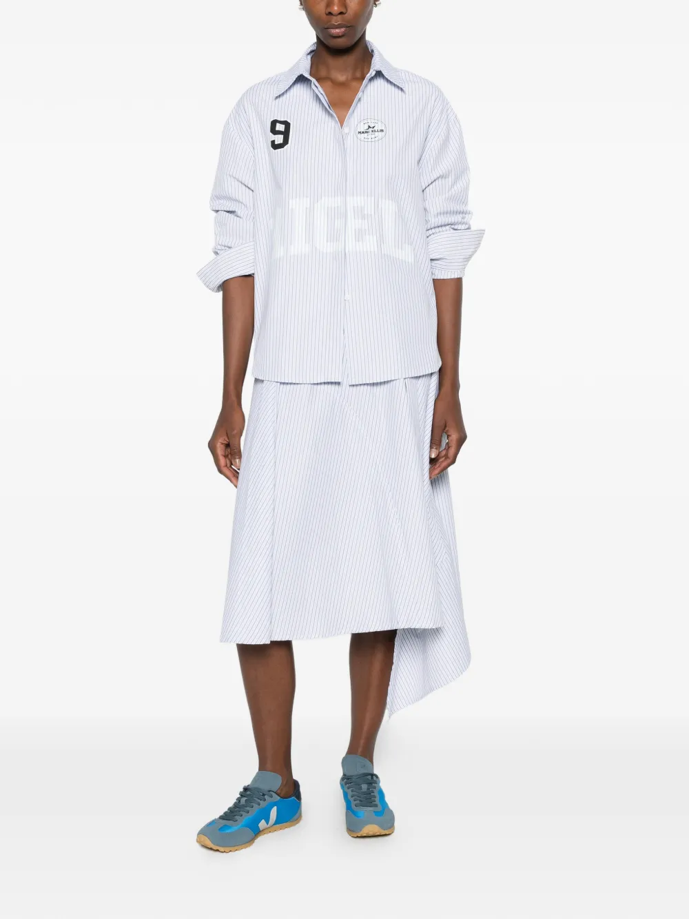  Marc Ellis Camicia A Righe - Blu 