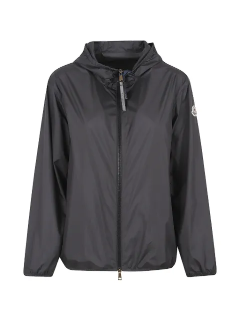 Moncler logo-patch hooded jacket