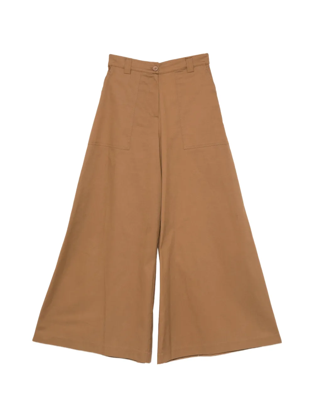 Marc Ellis patch-pocket palazzo pants - Marrone