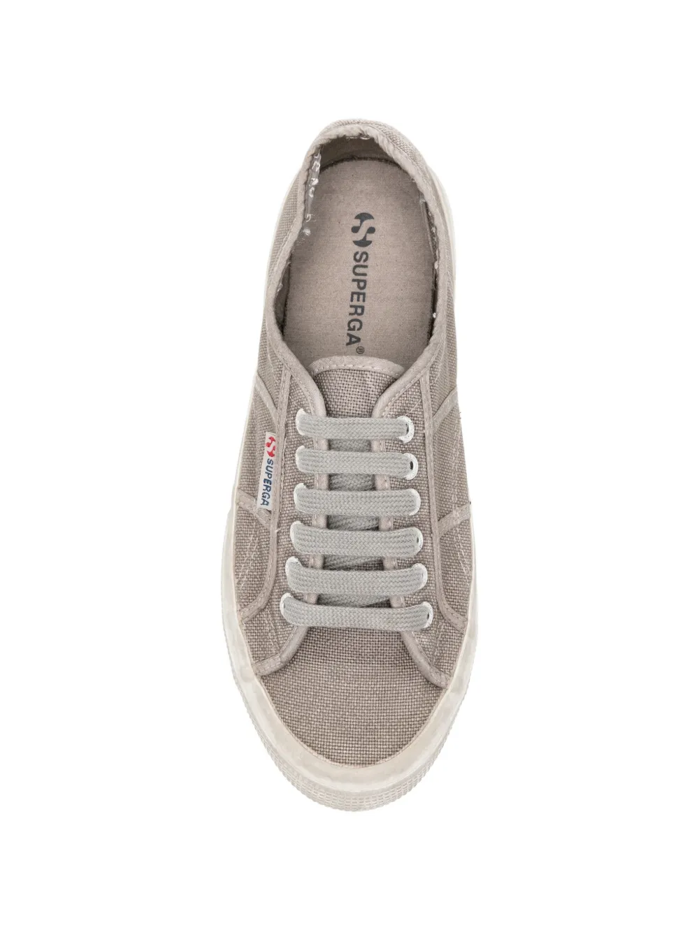 Superga distressed canvas sneakers Grijs