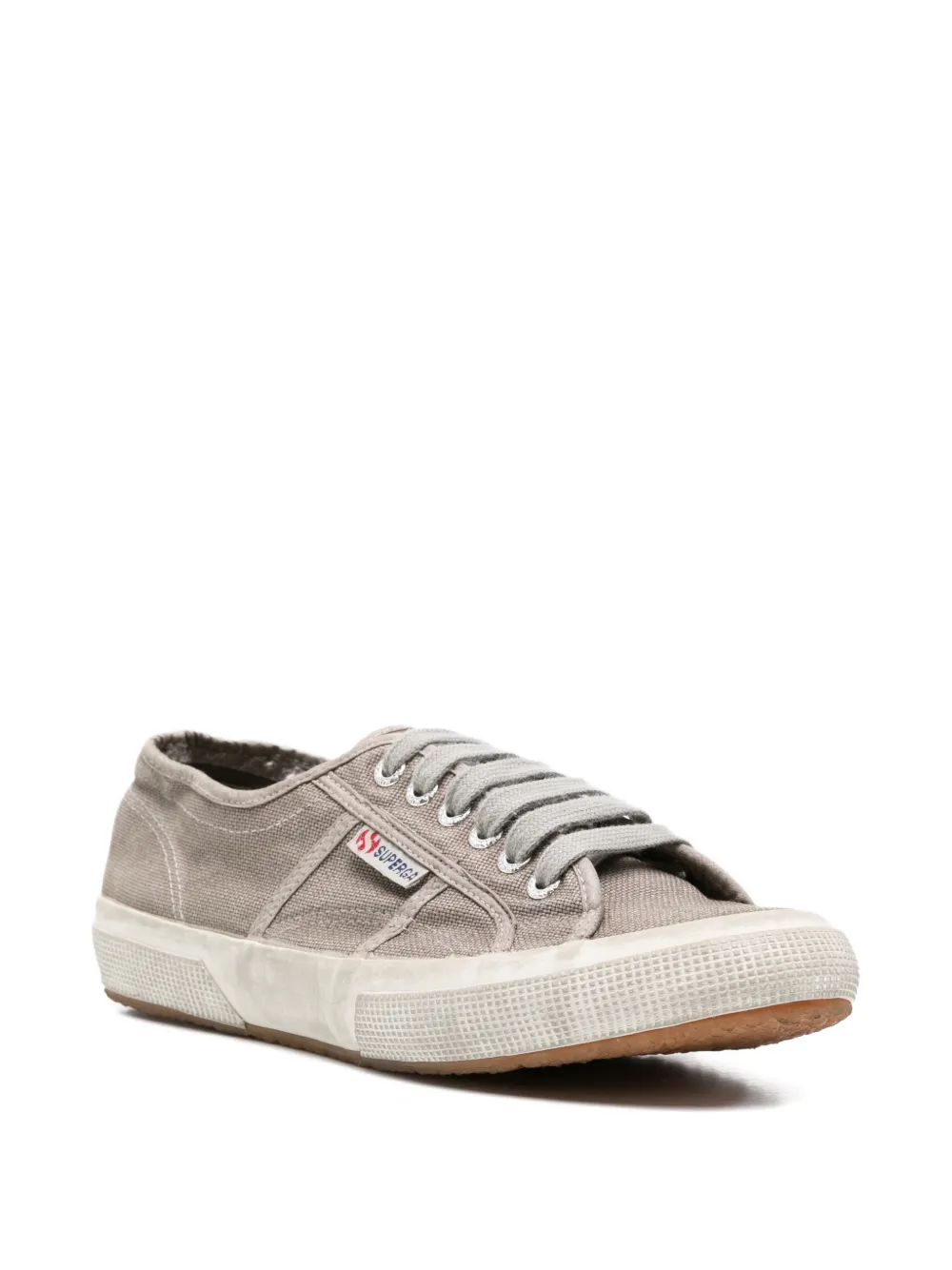 Superga distressed canvas sneakers Grijs