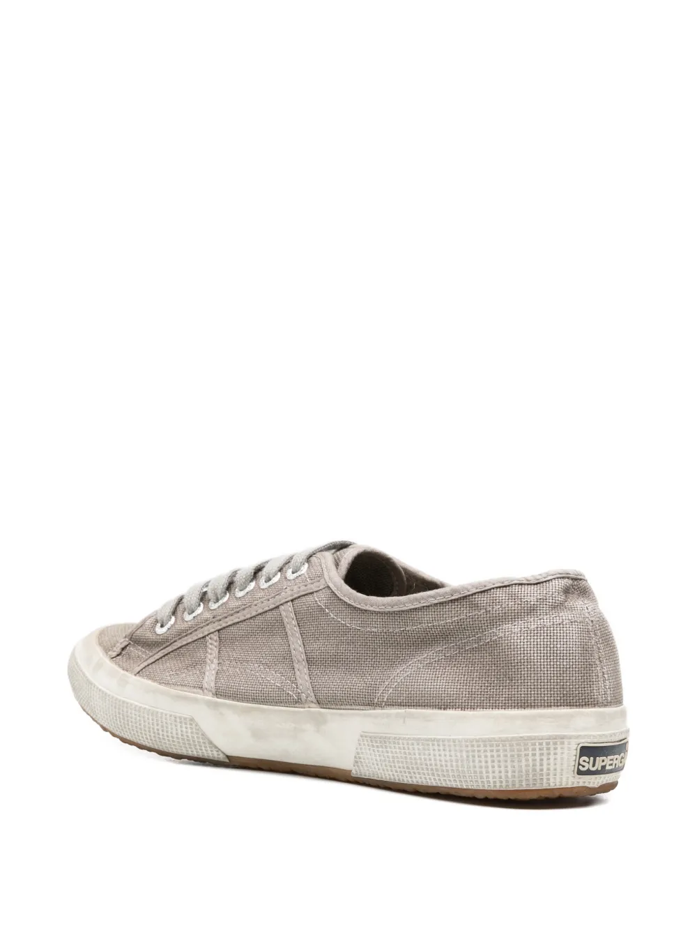 Superga distressed canvas sneakers Grijs