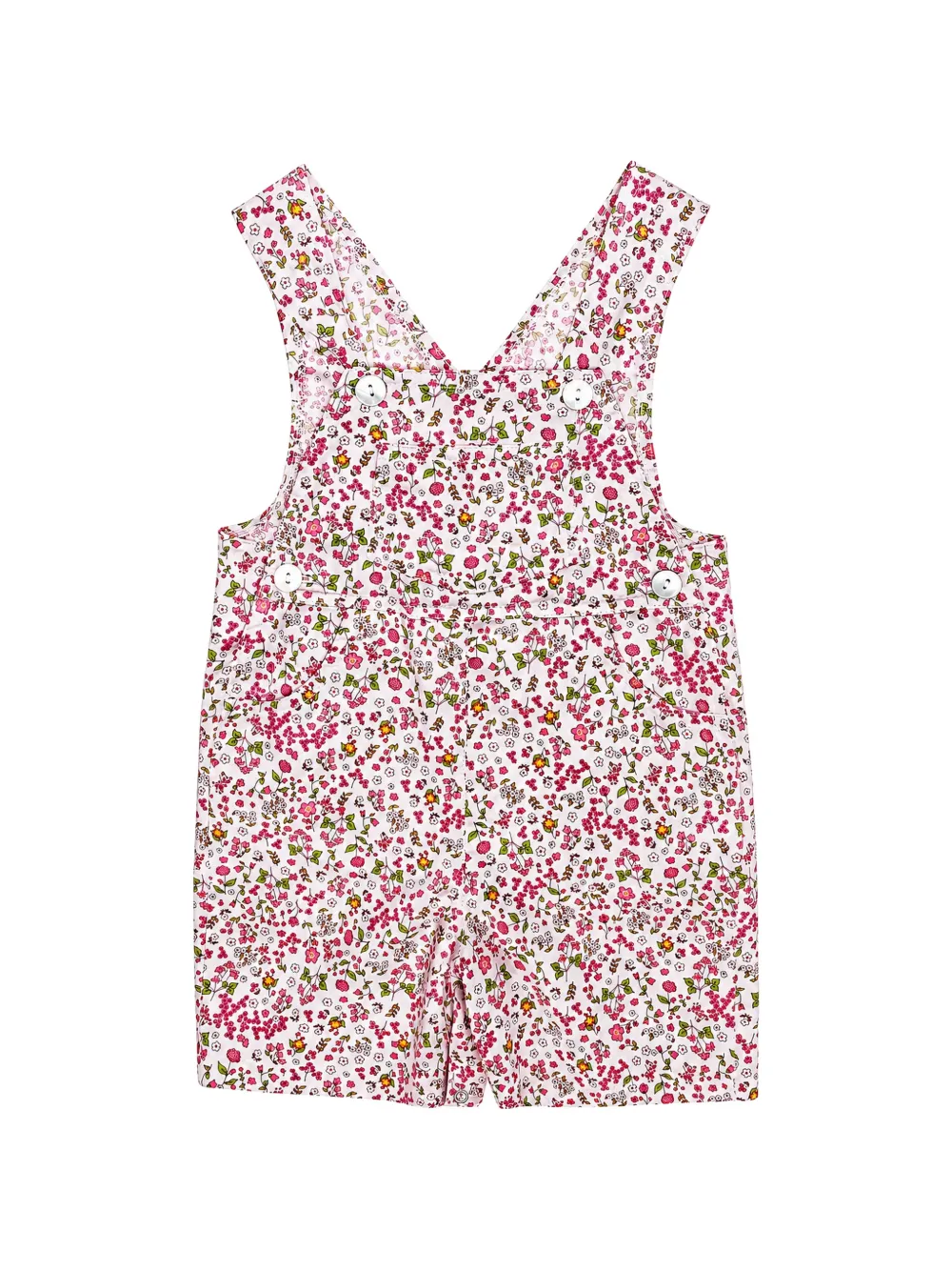 Mariella Ferrari floral-print dungarees - Bianco