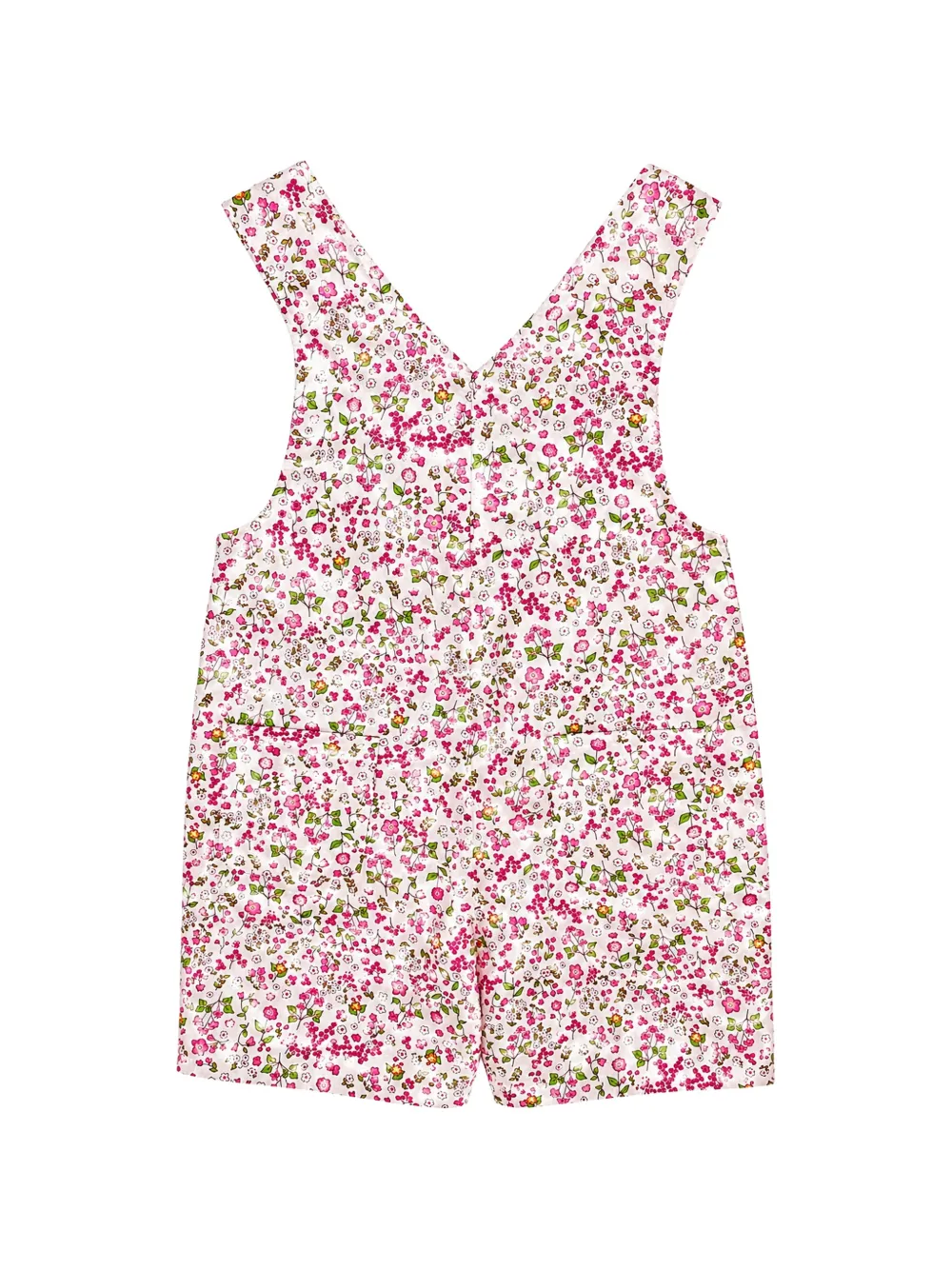 Mariella Ferrari Tuinbroek met bloemenprint Wit