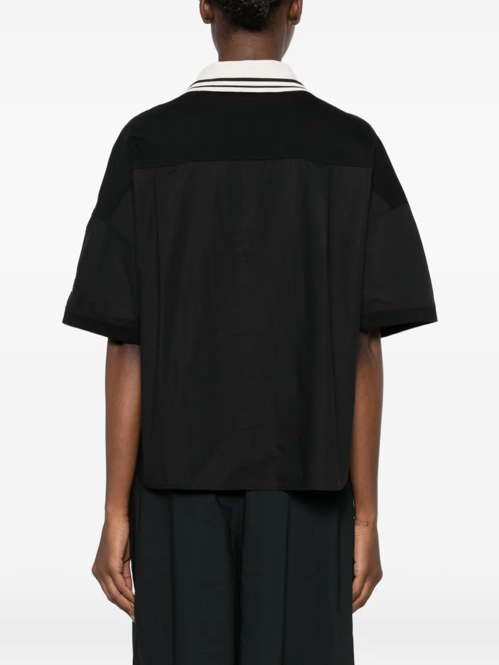 Marc Ellis Poloshirt met logopatch Zwart