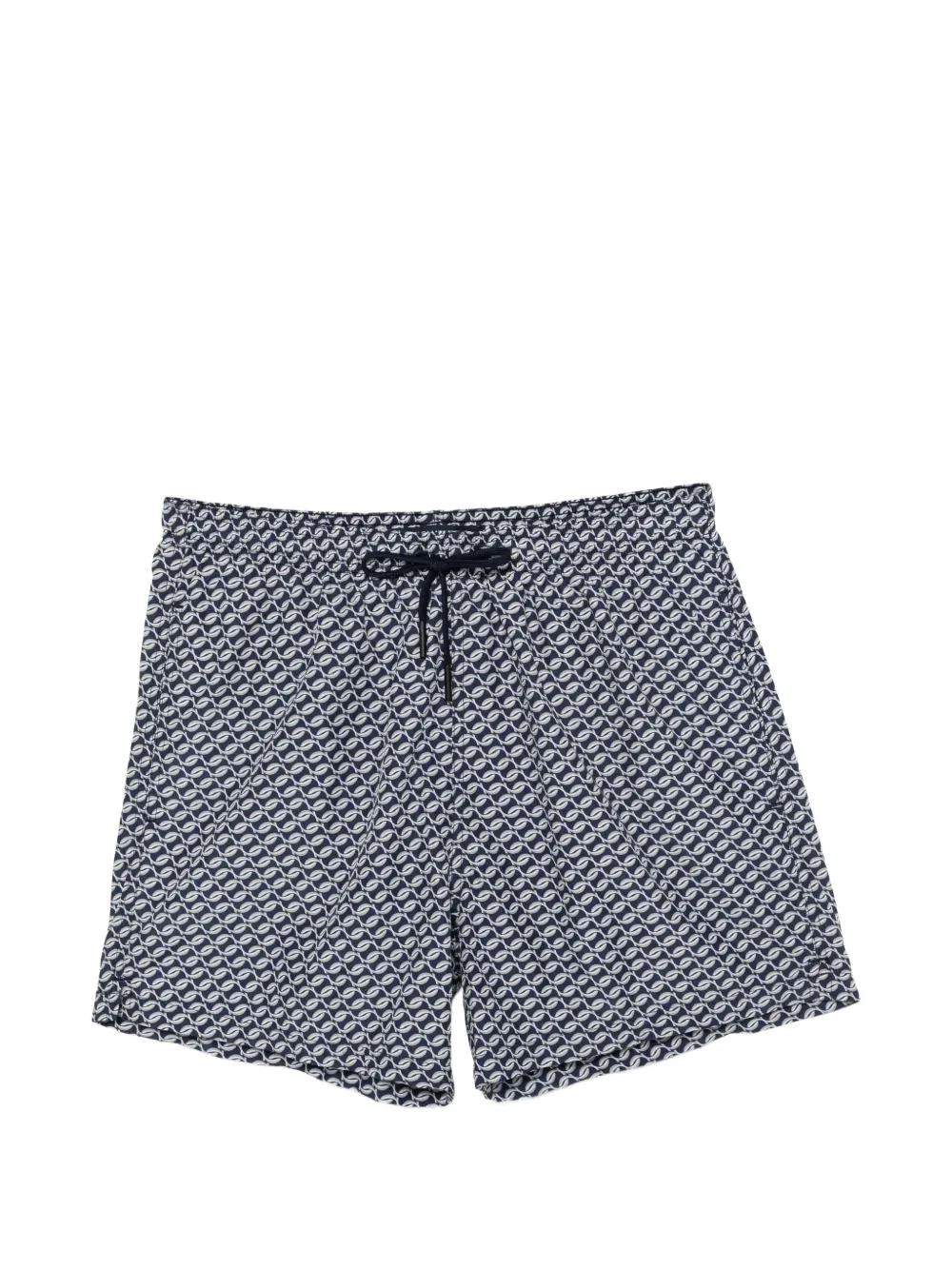 Tagliatore geometric-print swim shorts - Blau