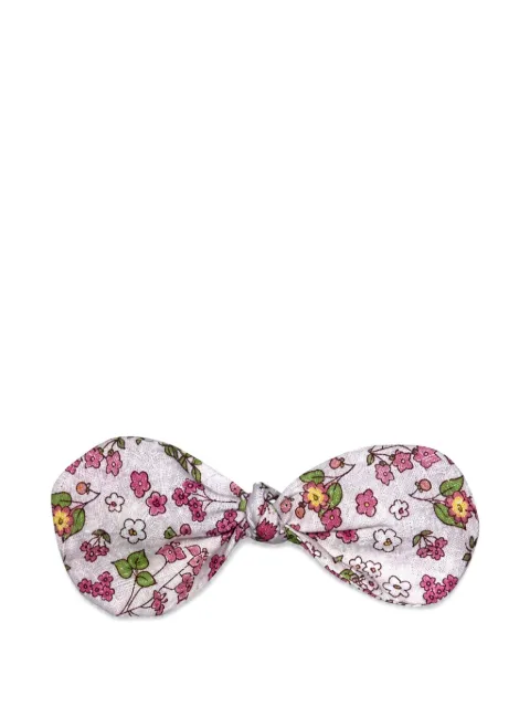Mariella Ferrari floral-print bow hair clip