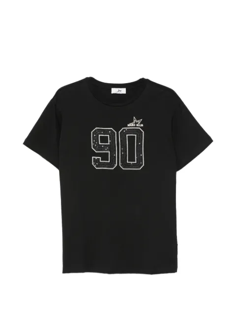 Marc Ellis sequin-embellished logo-print T-shirt
