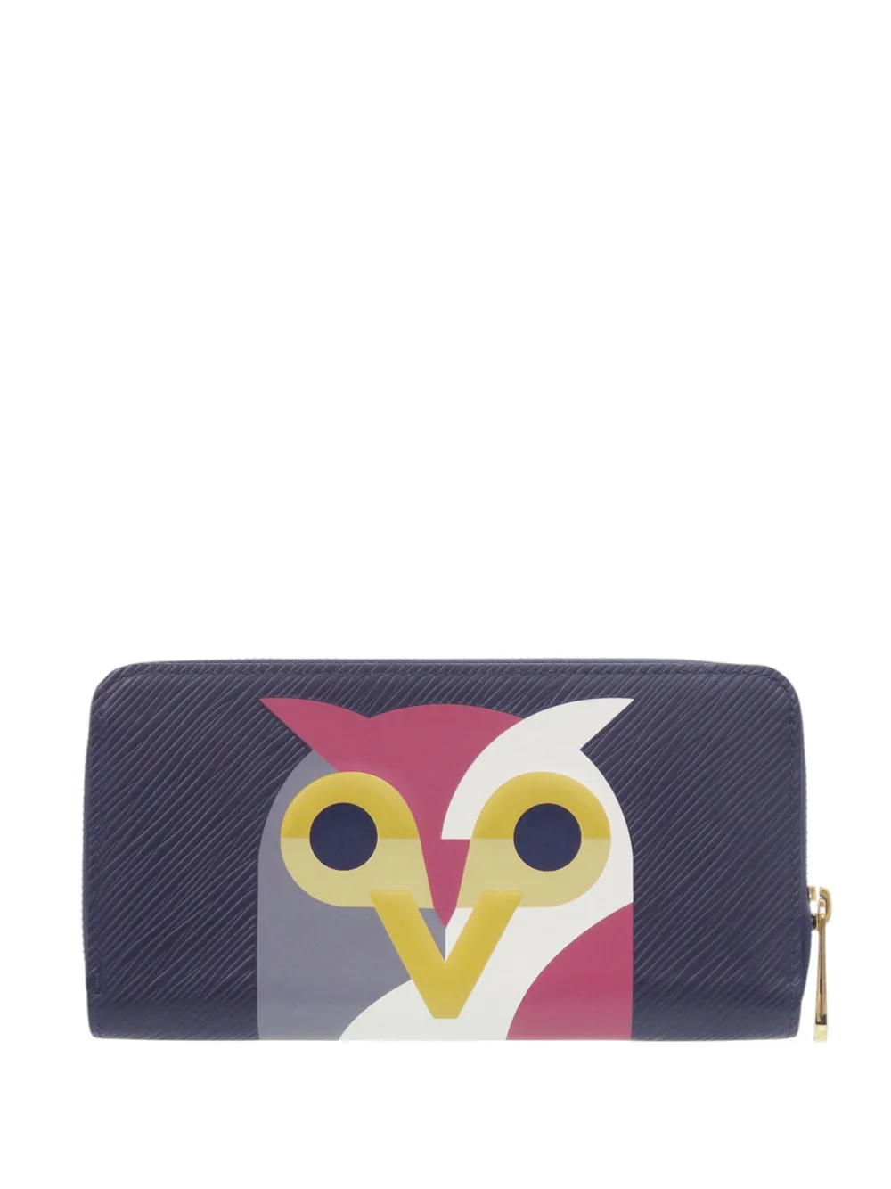 Louis Vuitton Pre-Owned 2016 Epi Owl Zippy Wallet long wallets - Purple