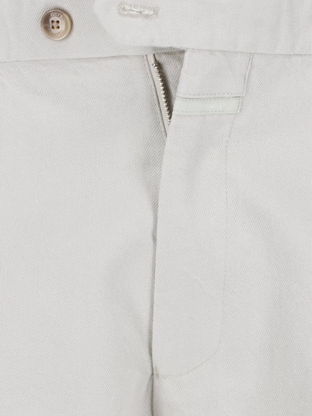 Closed Fairport broek met wijde pijpen Beige