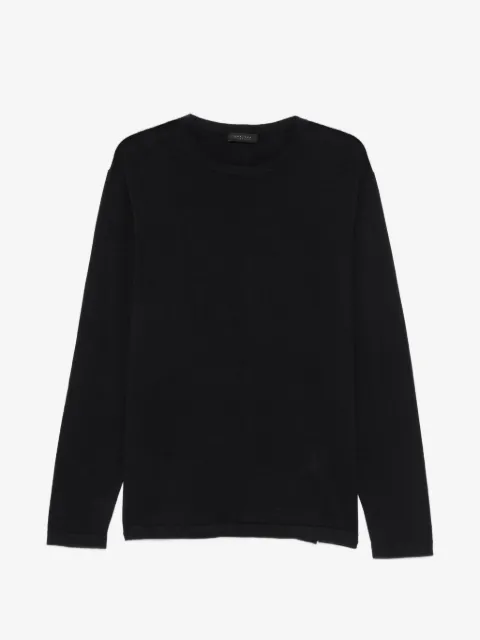 OUTFIT contrast-stitch crew-neck sweater