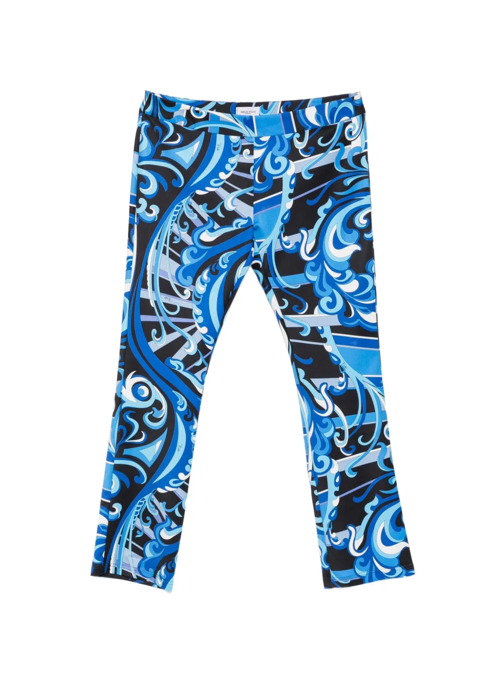 PUCCI Pre-Owned 2000s abstract-print trousers - Blu