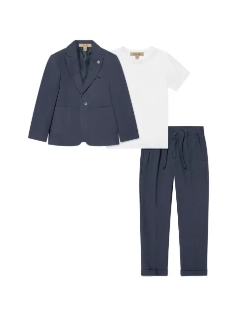 BEL-AIR KIDS cotton three-piece suit