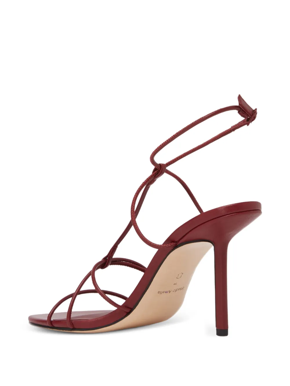 Studio Amelia Minuit strappy leather sandals Rood