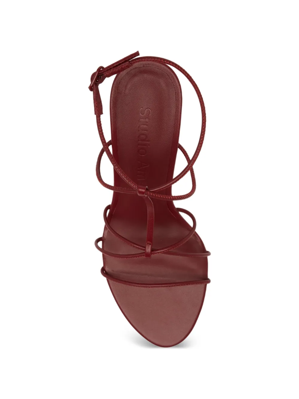 Studio Amelia Minuit strappy leather sandals Rood