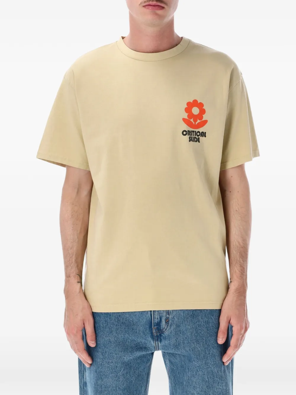 THE CRITICAL SLIDE SOCIETY T-shirt con logo Sunflower - Giallo